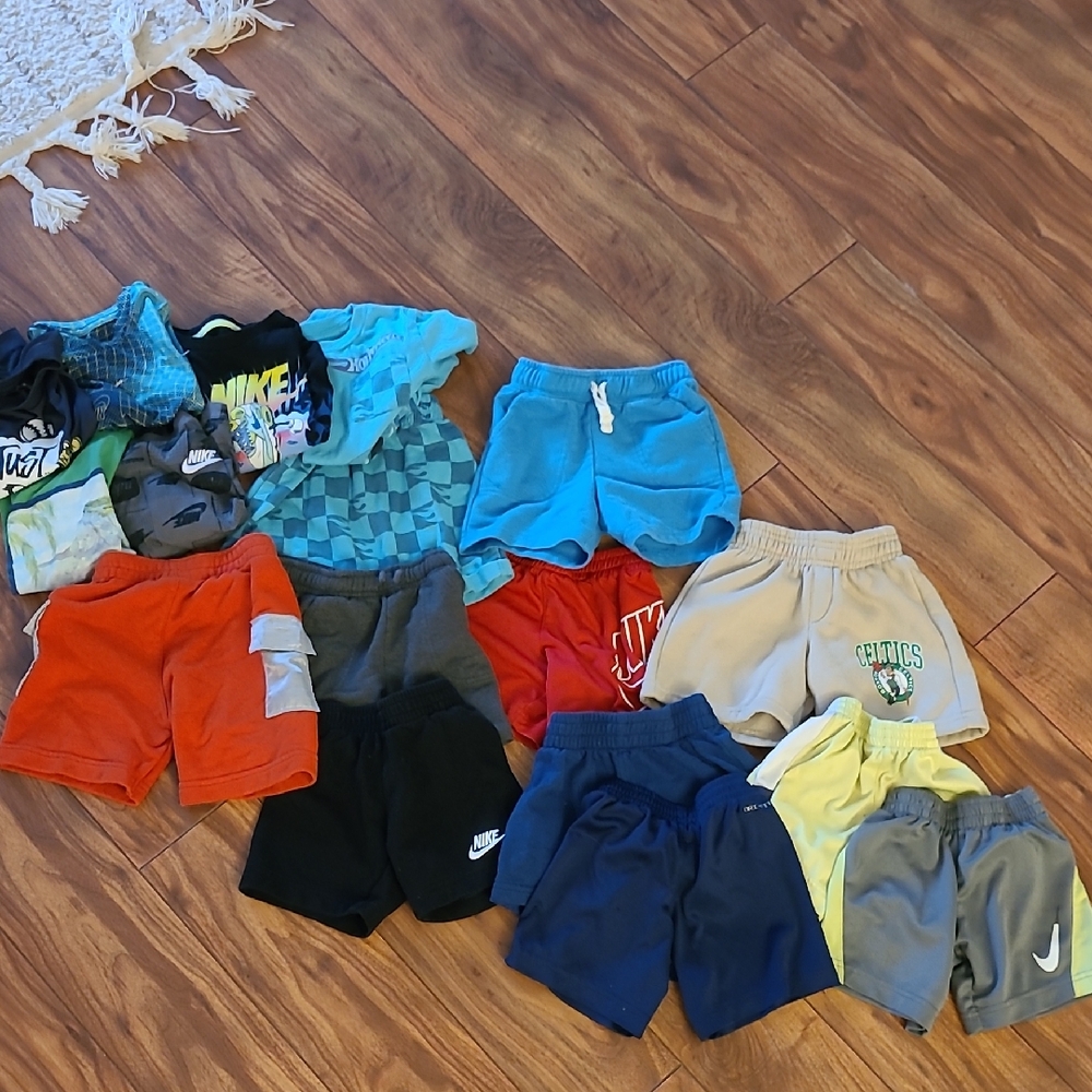 Nike Kids' Shorts Collection - Blue, Red, Black, Orange, Yellow